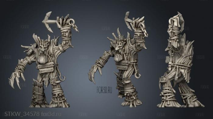 Piranhas Medianos Tree Troll stl model for CNC