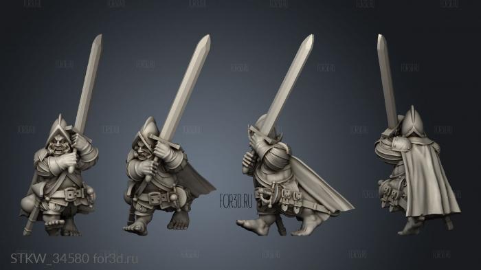 Champion Greatsword stl model for CNC