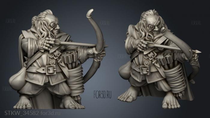 Shooter Bowman stl model for CNC