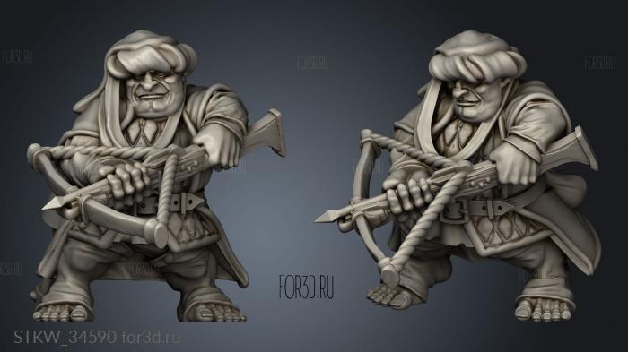 halfling STRETCH GOALS WITCH HUNTER 3d stl модель для ЧПУ