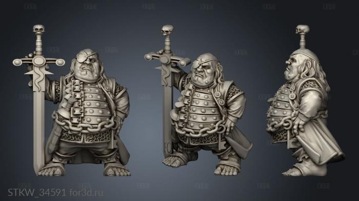 halfling STRETCH GOALS WITCH HUNTER stl model for CNC