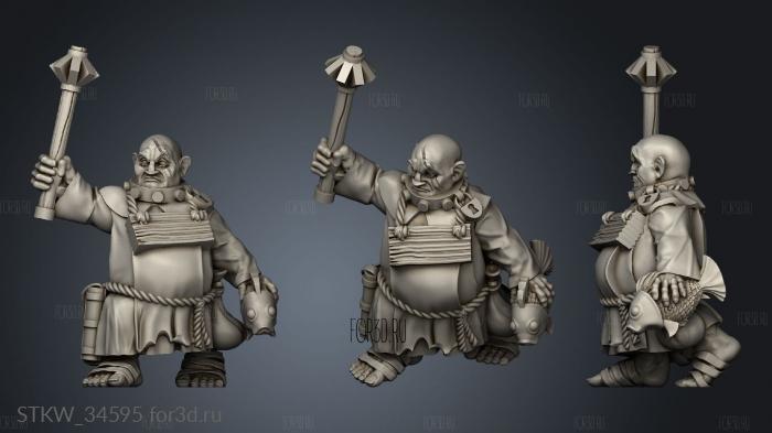 halfling WARBAND STARTER ZEALOT 3d stl модель для ЧПУ