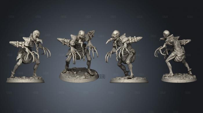 Bloodfiends Base 003 stl model for CNC