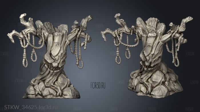 Halloween Han Tree 3d stl модель для ЧПУ