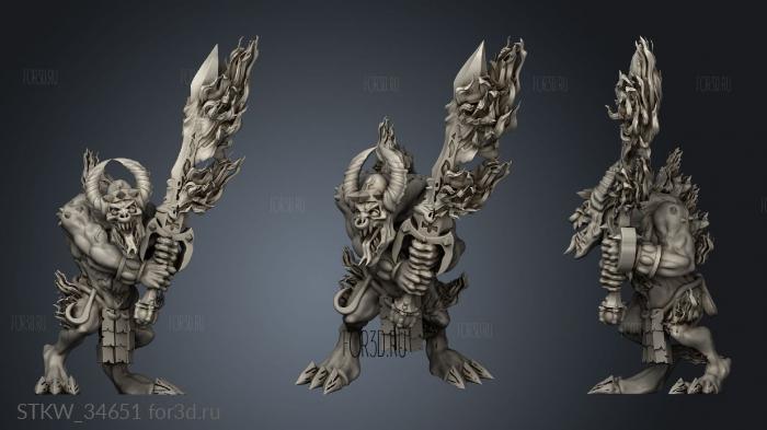 harbingers wrath 3d stl модель для ЧПУ