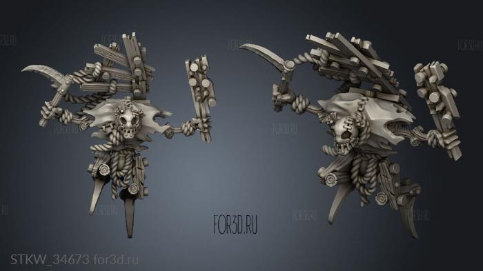 frightener bodies Scarecrow stl model for CNC