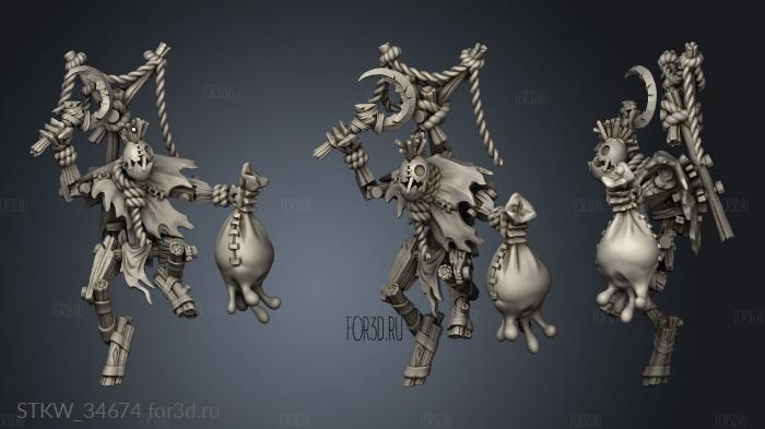 frightener bodies Scarecrow stl model for CNC