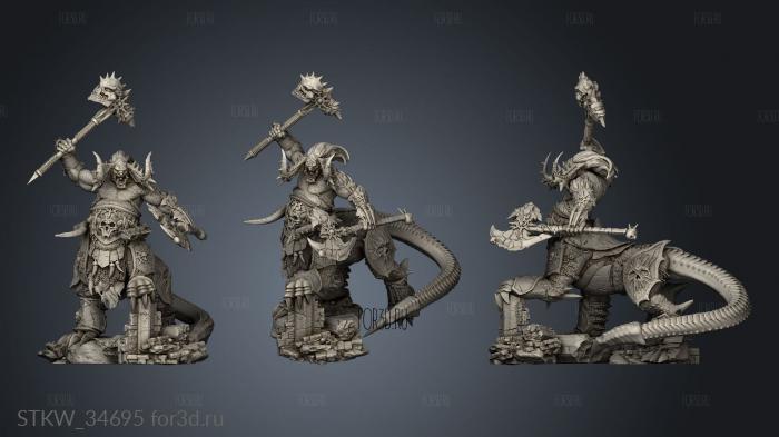 HAVOC RISES EDITION VERGOTH stl model for CNC