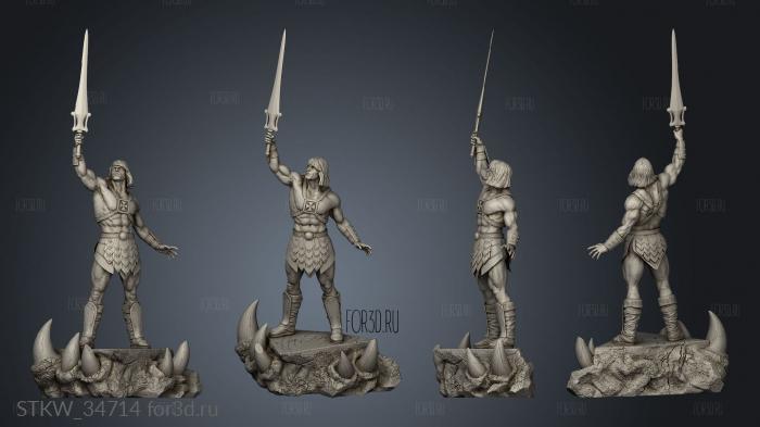 He Man 3d stl модель для ЧПУ