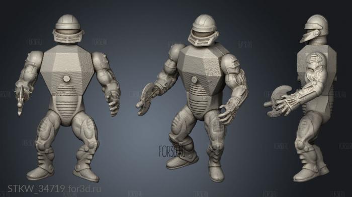 He man Classic Toy Characters Roboto stl model for CNC