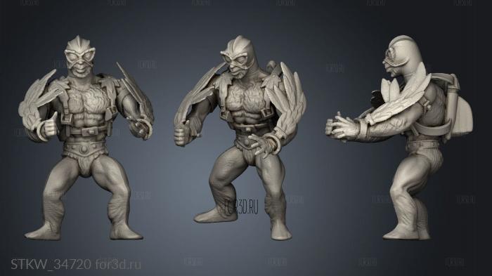 He man Classic Toy Characters Stratos stl model for CNC