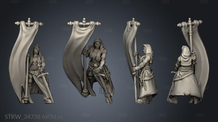 Fury Mega Battle Nuns bearer stl model for CNC