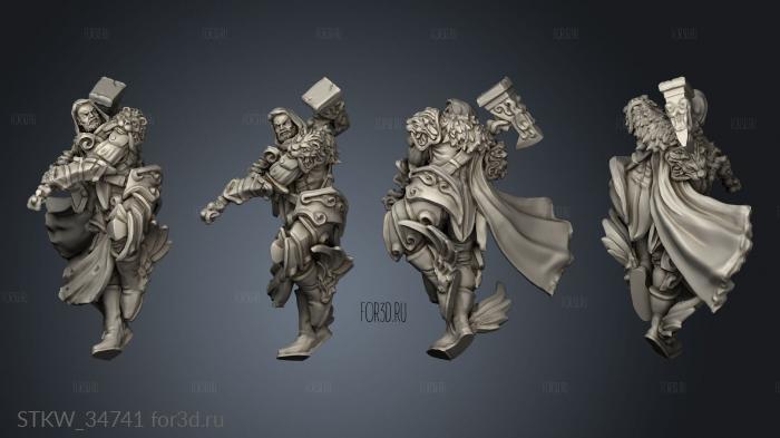 Fury Mega Dantioch Paladin stl model for CNC