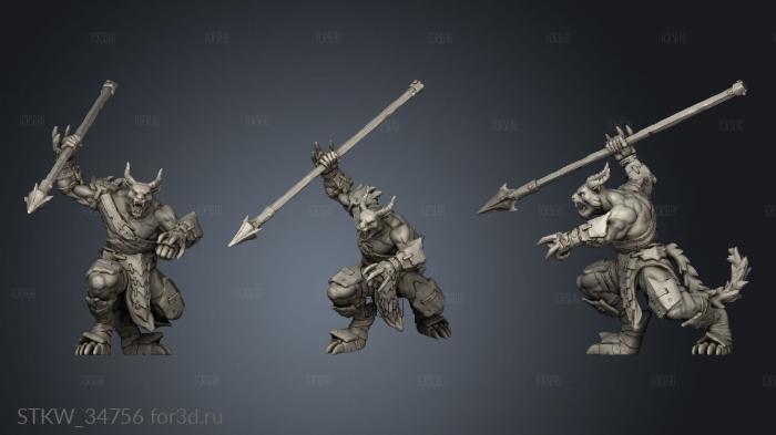 Heavy Chariot Crew stl model for CNC