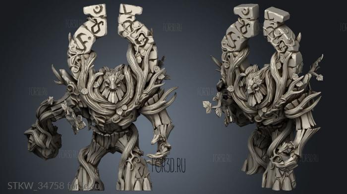 Heavy dendroid stl model for CNC