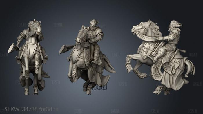 HEAVY MEDIEVAL CAPTAIN stl model for CNC