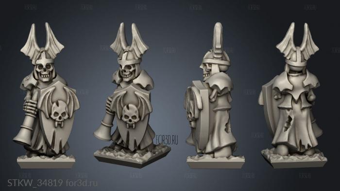 heavy skeleton skeletons musician 3d stl модель для ЧПУ