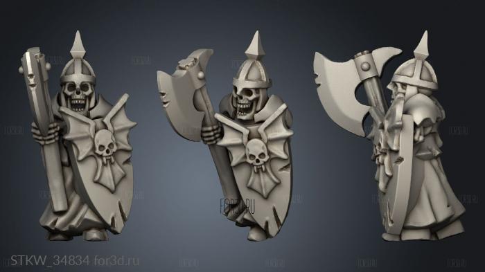 heavy skeleton stl model for CNC