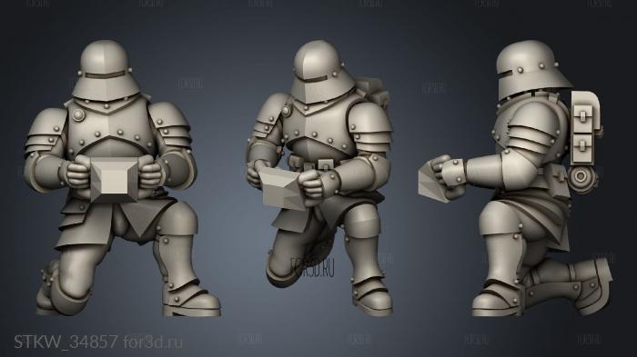 Heavy Weapons firing stl model for CNC