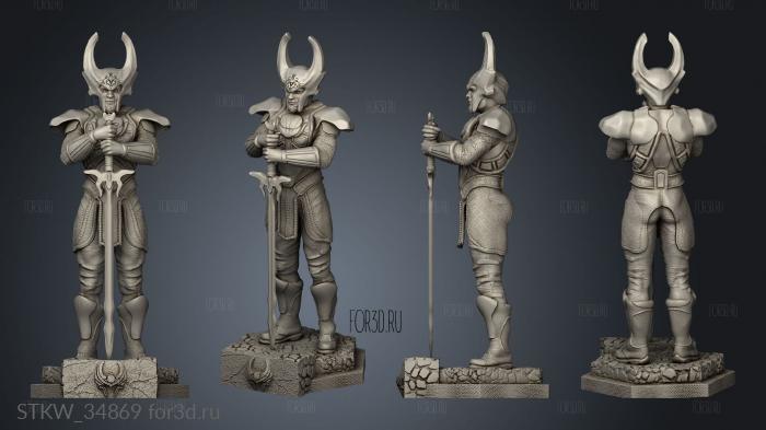 Heimdall Thor Ragnarok stl model for CNC