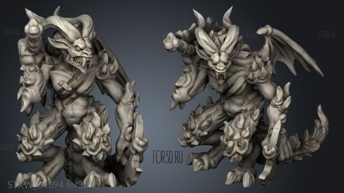 Hell Hath Fury Demi Fiend fiend 3d stl модель для ЧПУ