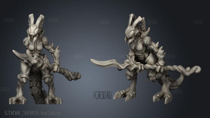 Hell Hath Fury Ice Demon 3d stl модель для ЧПУ