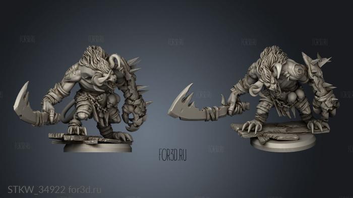 Helldrow Musuko Oni stl model for CNC