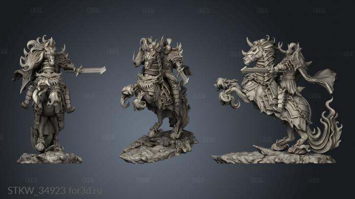 Hell Knight stl model for CNC