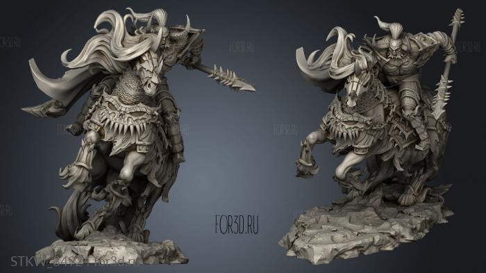 Hell Knight stl model for CNC