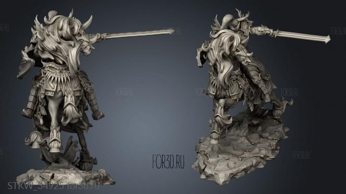 Hell Knight stl model for CNC