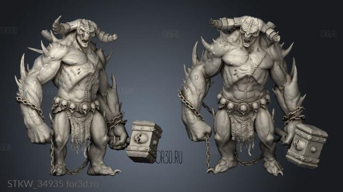 hephasto theer from diablo 3d stl модель для ЧПУ