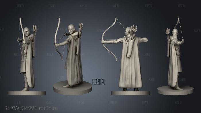 heros Legolas stl model for CNC