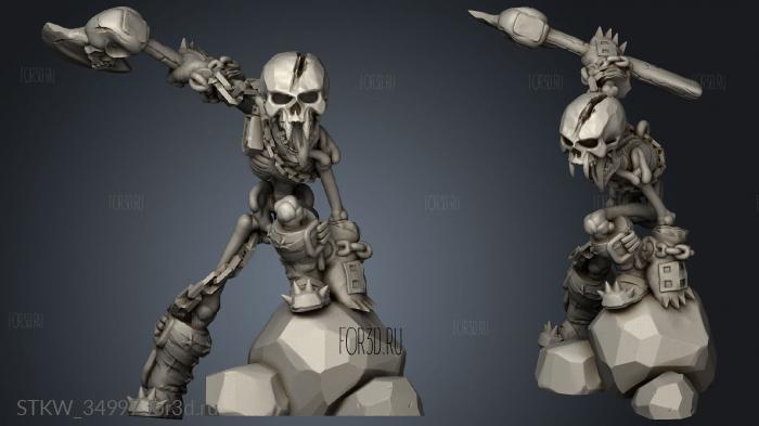 legionnaire Skeletons stl model for CNC