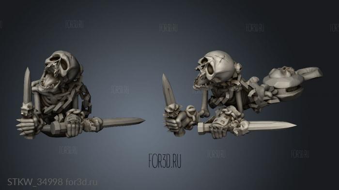 legionnaire Skeletons stl model for CNC