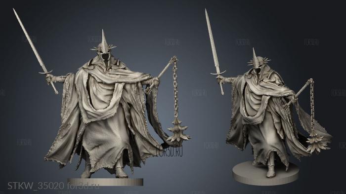 heroes Dark king stl model for CNC