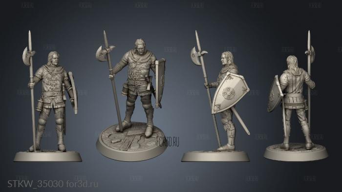 Heroes Harold The Town Guard stl model for CNC