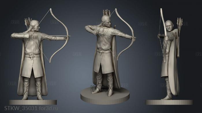 heroes Legolas 3d stl модель для ЧПУ