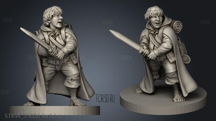 heroes Sam stl model for CNC