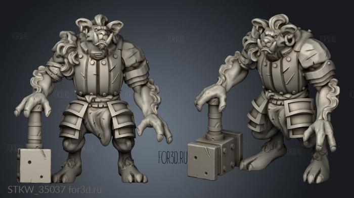 Heroes Tasarn Squallfur stl model for CNC