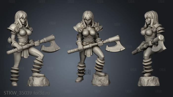 Heroine Quest Chaos stl model for CNC