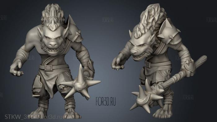 heros Goblin Looter stl model for CNC