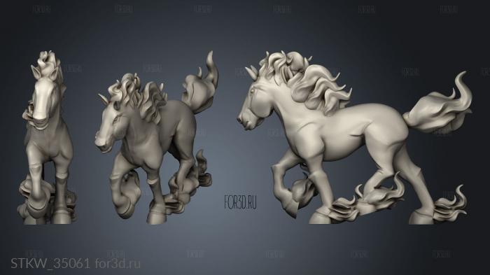 heros Night Mare Horse Nightmare 3d stl модель для ЧПУ