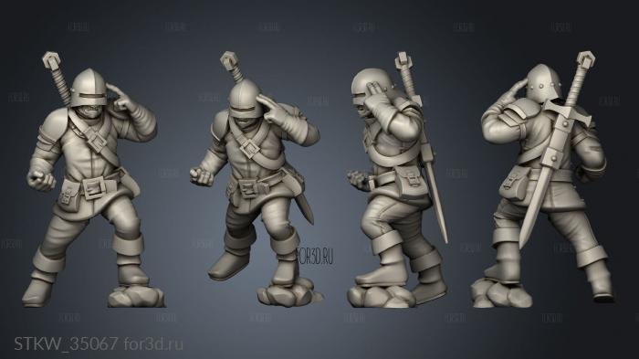 Hexmen Cyclopean Henchmen 3d stl модель для ЧПУ