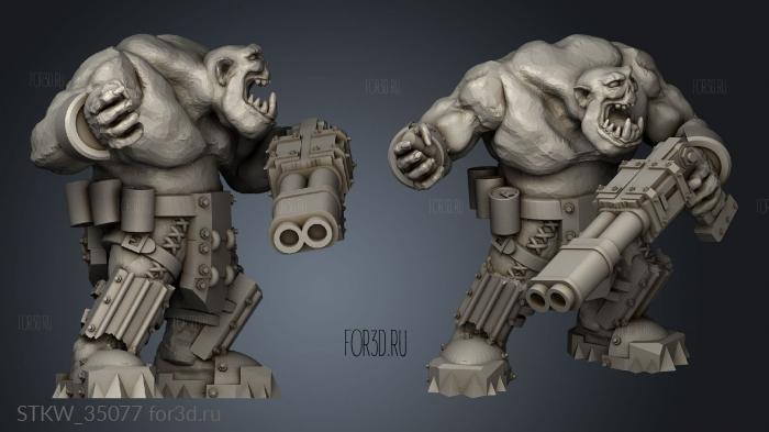 Hick Broozer Assault Gunner 3d stl модель для ЧПУ