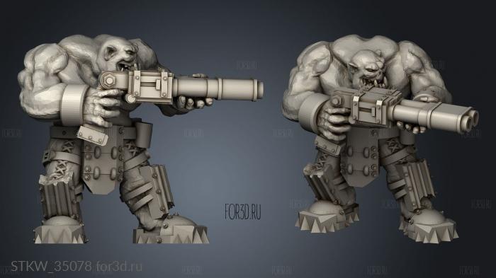 Hick Broozer Assault Gunner 3d stl модель для ЧПУ