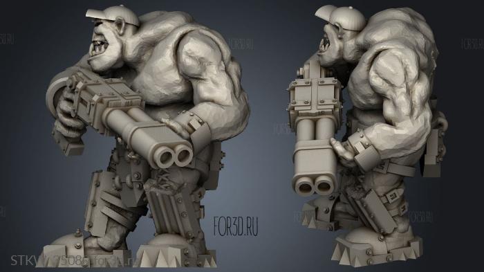 Hick Broozer Assault Gunner 3d stl модель для ЧПУ