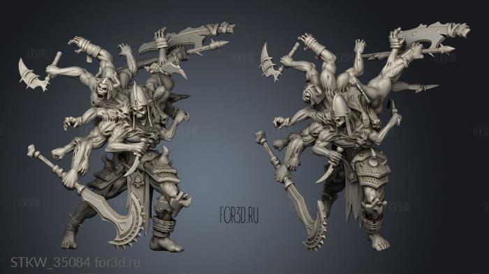 Hidden Crypt Undying Abomination Undead stl model for CNC