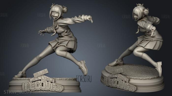 Himiko stl model for CNC