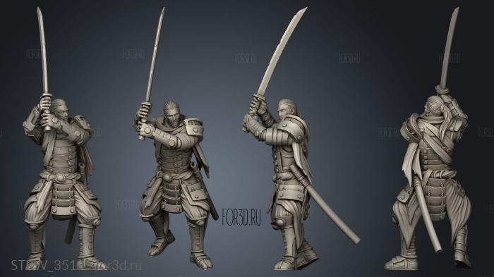 Hiroshi Ronin 3d stl модель для ЧПУ