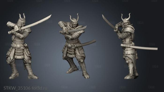 Hiroshi Ronin 3d stl модель для ЧПУ